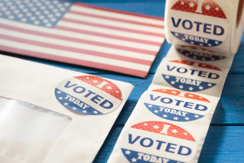 I voted - absentee