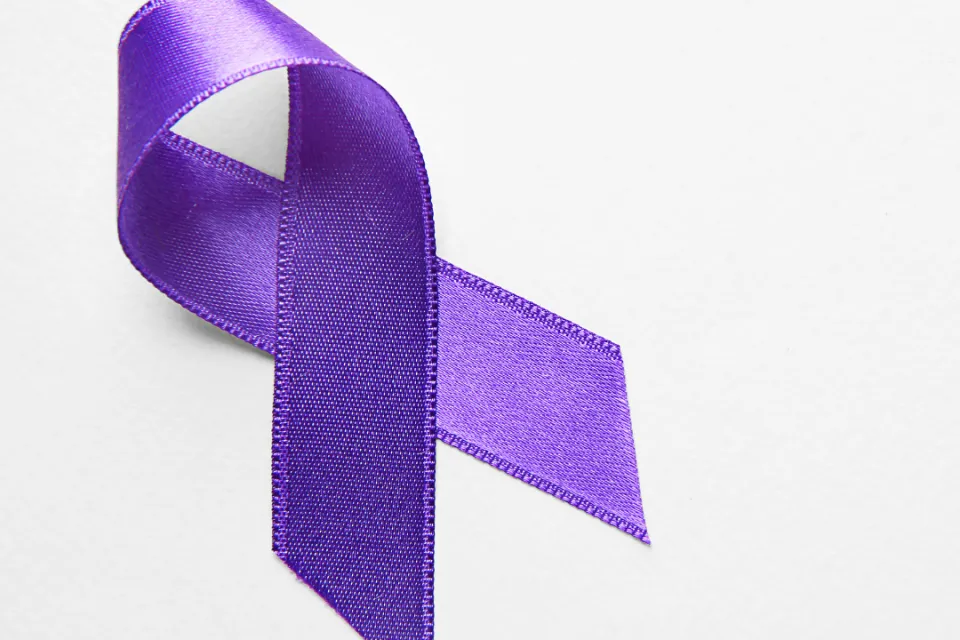 Purple ribbon