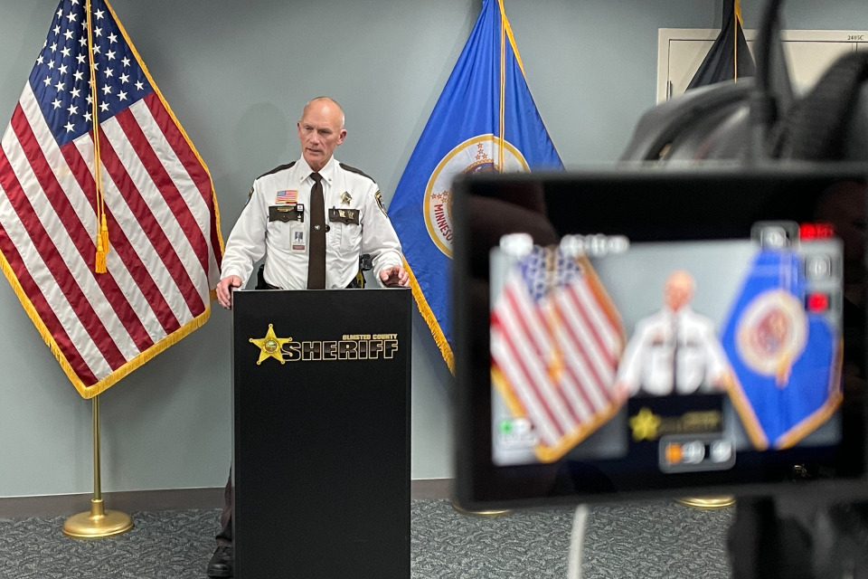 Sheriff Torgerson Addresses the Media