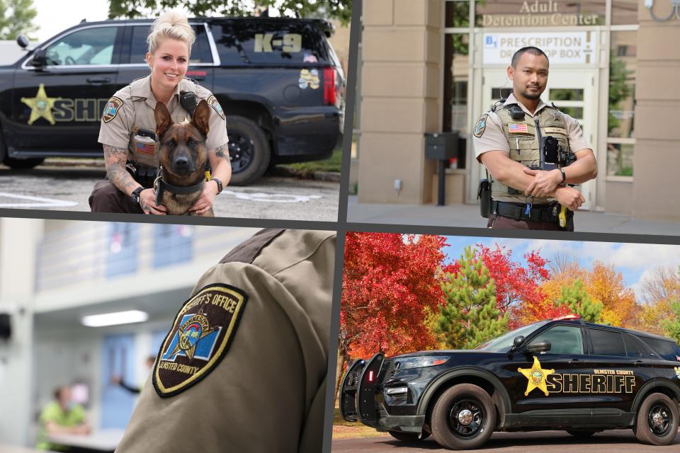 Sheriff's Office staff, uniform and squad car 