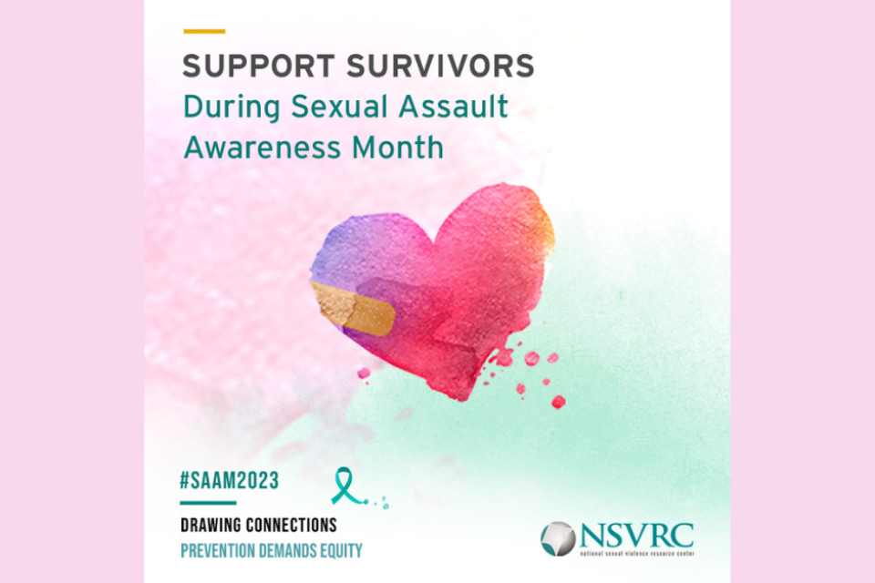 Support survivors during Sexual Assault Awareness Month
