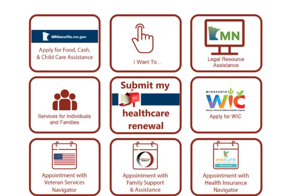 Olmsted County kiosk screen