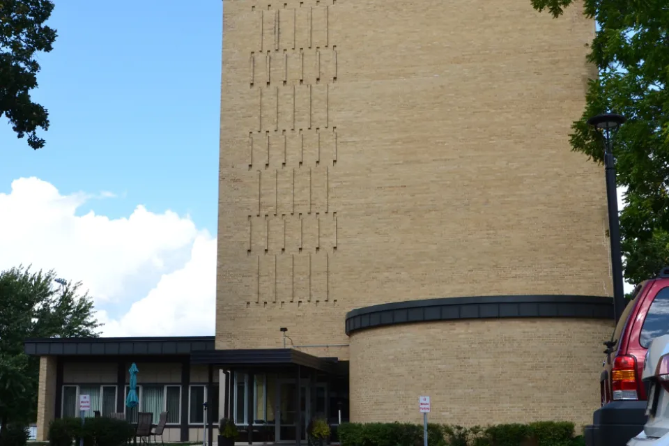 The exterior of the 607 building in Rochester