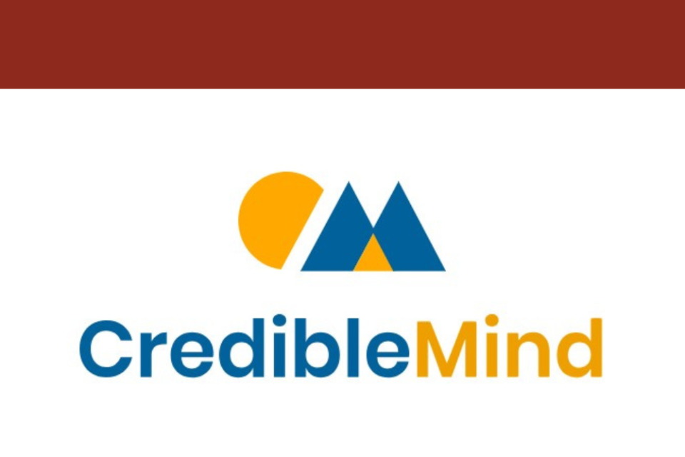 Olmsted County logo and CredibleMind logo