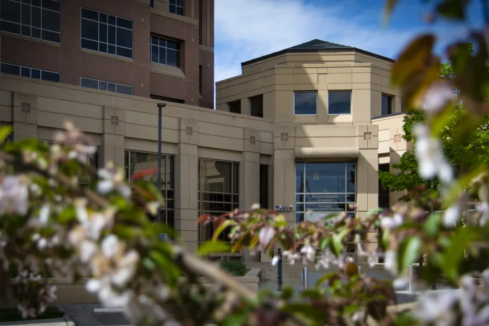 Exterior of Olmsted County Government Center