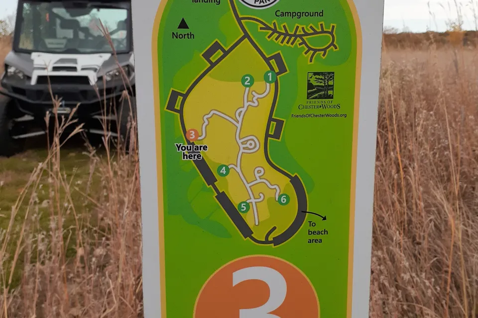 Prairie maze sign