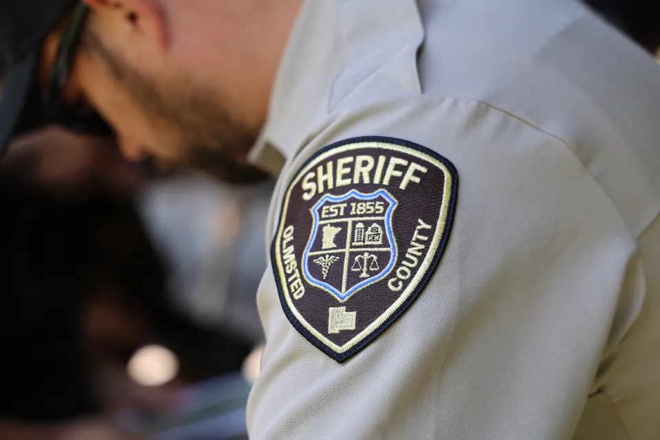 Sheriff's Office Shoulder Patch on uniform 