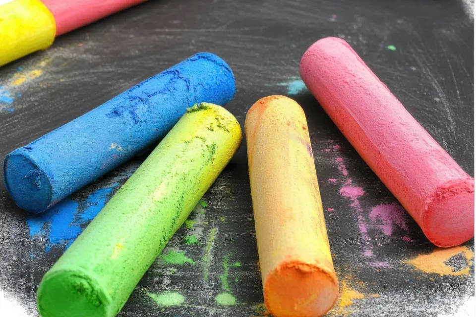 Sticks of sidewalk chalk