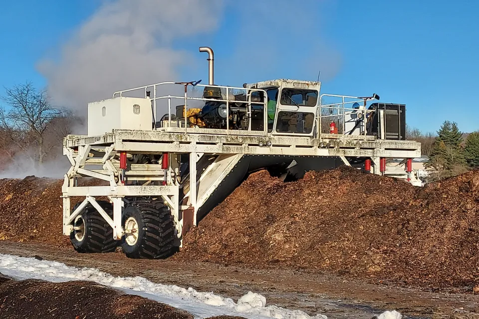 Compost turning